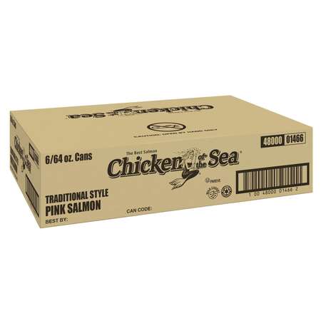 CHICKEN OF THE SEA Chicken Of The Sea Traditional Pink Salmon Can 64 oz., PK6 10048000014662